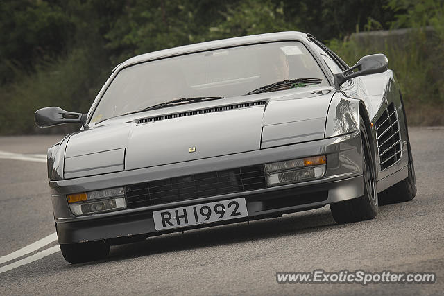 Ferrari Testarossa spotted in Hong Kong, China