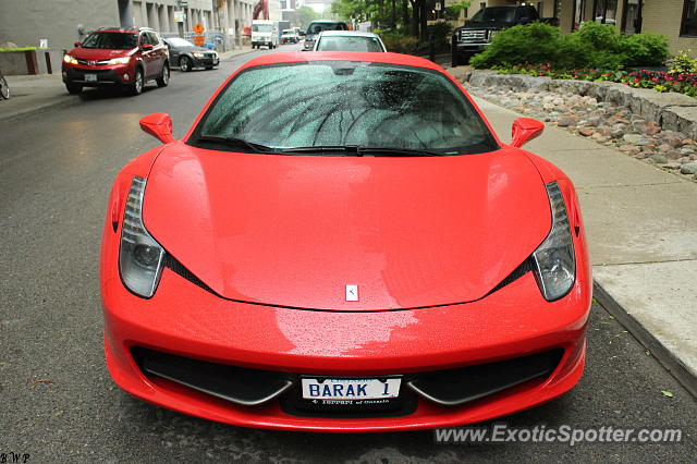 Ferrari 458 Italia spotted in Toronto, Canada