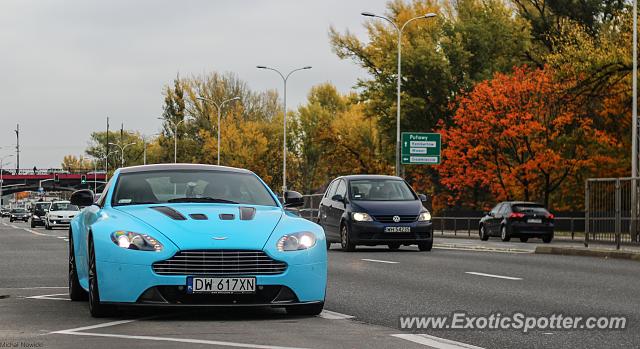 Aston Martin Vantage spotted in Warsaw, Poland