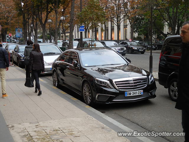 Mercedes S65 AMG spotted in Paris, France