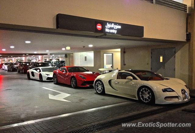 Bugatti Veyron spotted in Dubai, United Arab Emirates