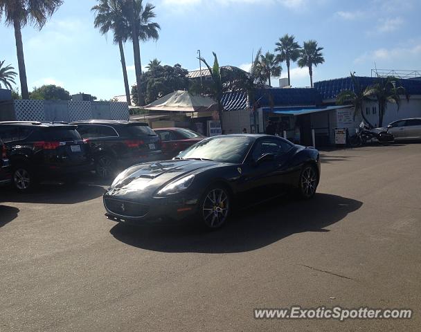 Ferrari California spotted in Del Mar, California