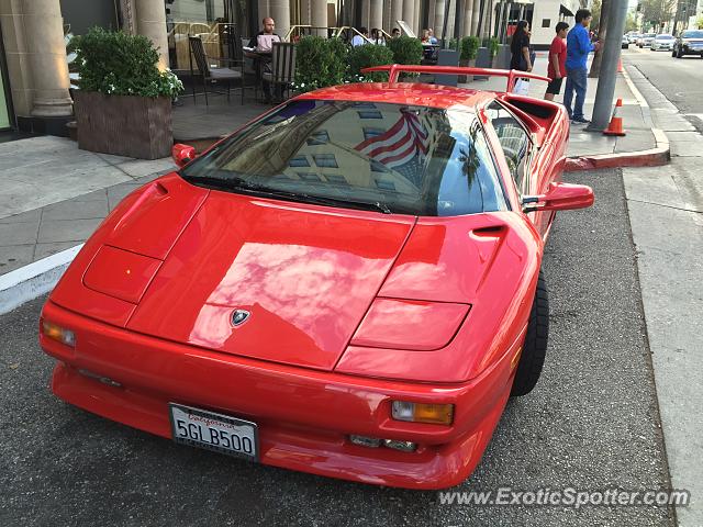 Lamborghini Diablo spotted in Beverly Hills, California