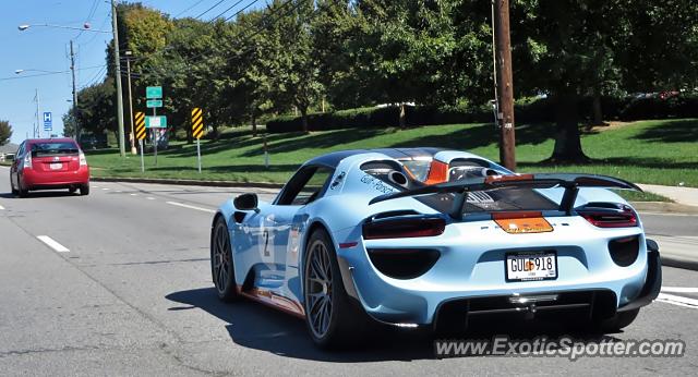 Porsche 918 Spyder spotted in Atlanta, Georgia