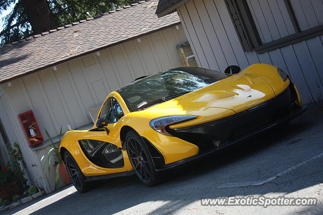 Mclaren P1 spotted in Carmel, California