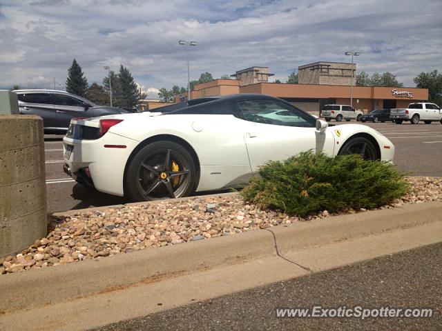 Ferrari 458 Italia spotted in Lonetree, Colorado