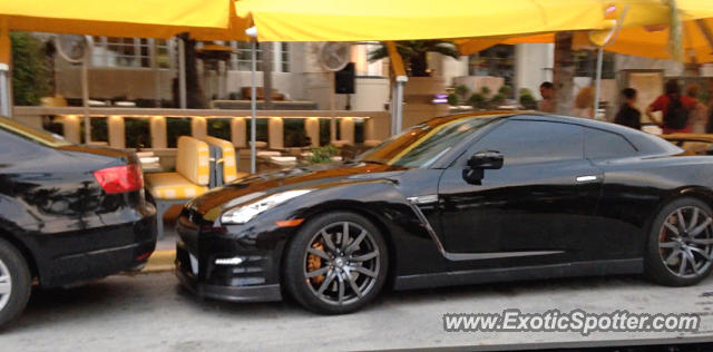 Nissan GT-R spotted in Miami Beach, Florida