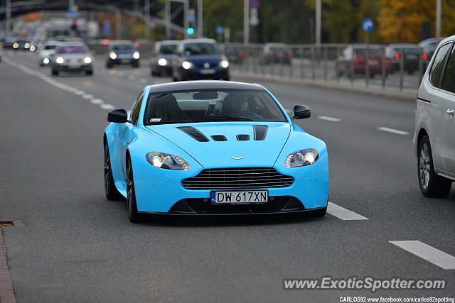 Aston Martin Vantage spotted in Warsaw, Poland