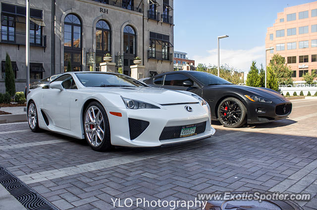 Lexus LFA spotted in Cherry Creek, Colorado