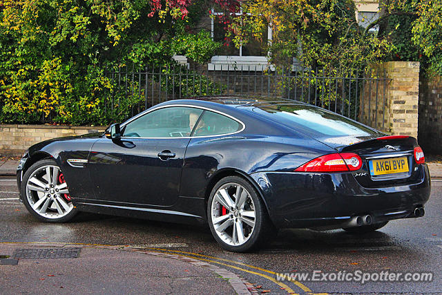 Jaguar XKR spotted in Cambridge, United Kingdom
