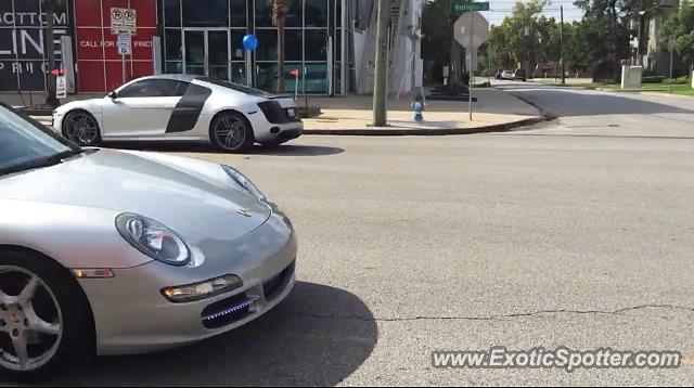 Audi R8 spotted in Houston, Texas