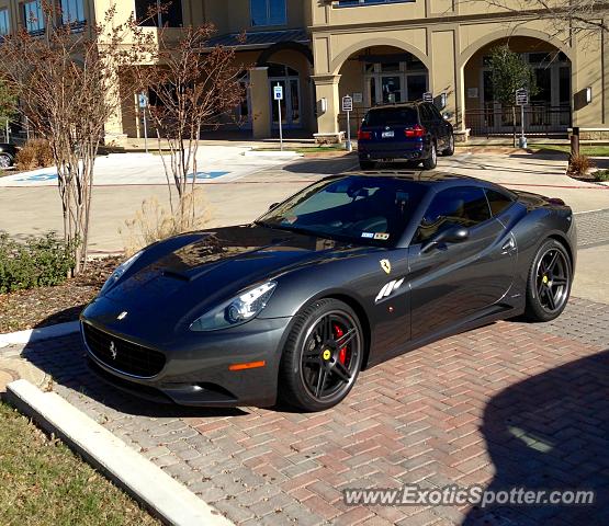 Ferrari California spotted in Austin, Texas