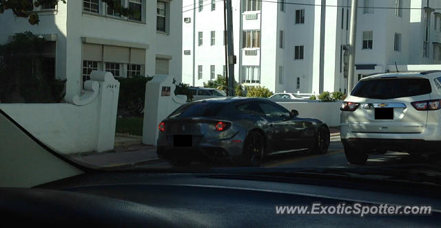 Ferrari FF spotted in Miami Beach, Florida