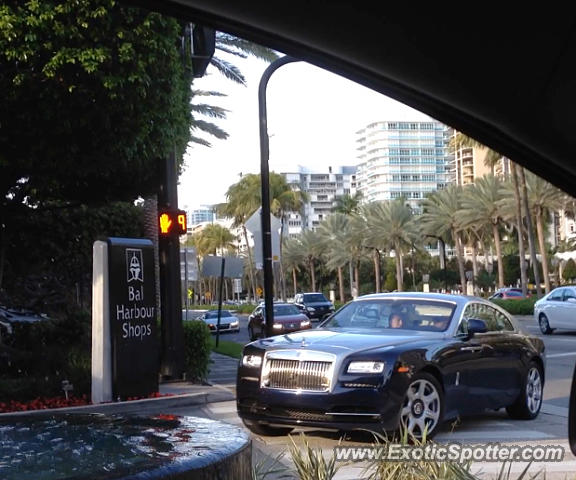 Rolls-Royce Wraith spotted in Bal Harbour, Florida