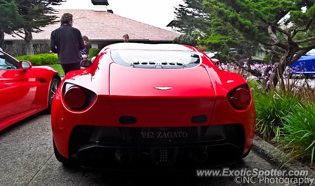 Aston Martin Zagato spotted in Pebble Beach, California