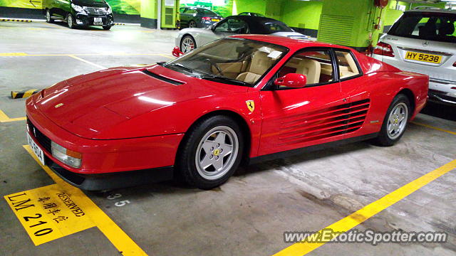 Ferrari Testarossa spotted in Hong Kong, China