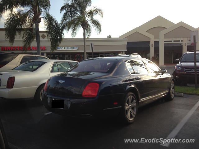 Bentley Flying Spur spotted in Stuart, Florida