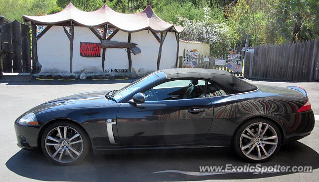 Jaguar XKR spotted in Tasman, New Zealand
