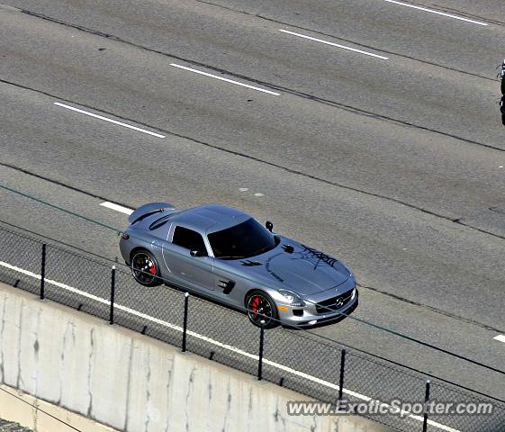 Mercedes SLS AMG spotted in DTC, Colorado