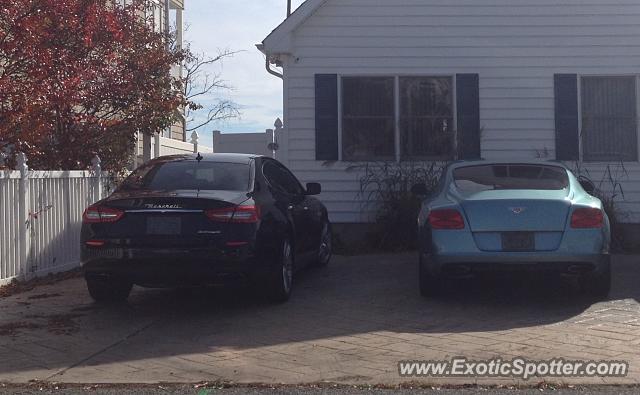 Bentley Continental spotted in Toms river, New Jersey