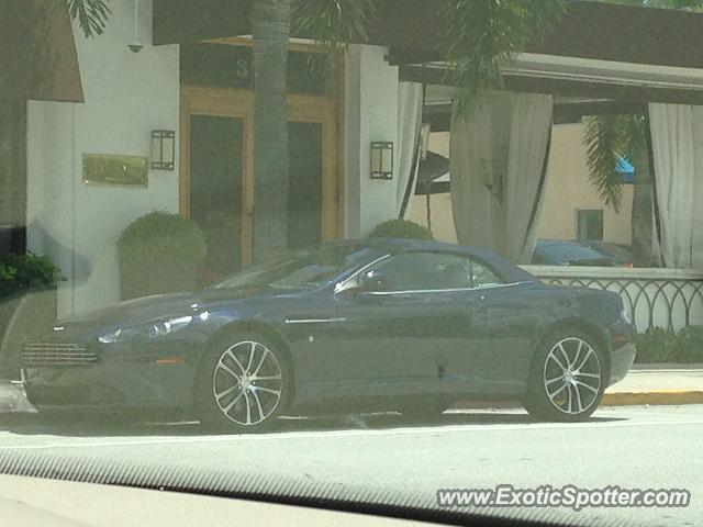Aston Martin DB9 spotted in Palm Beach, Florida