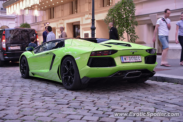 Lamborghini Aventador spotted in Vienna, Austria