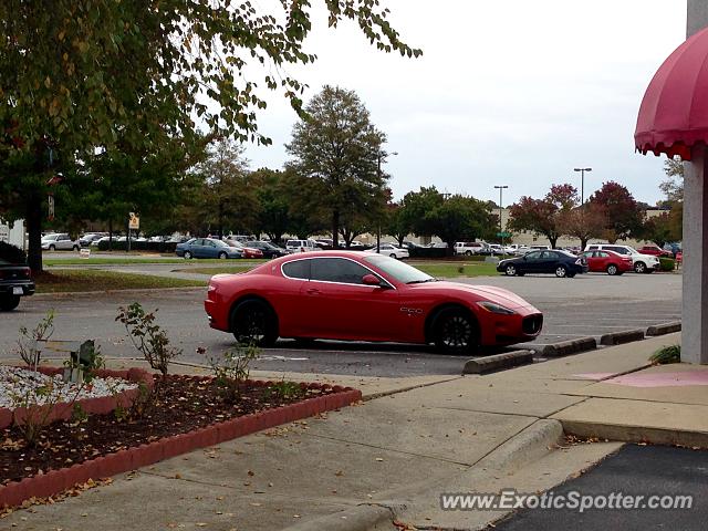 Maserati GranTurismo spotted in Greenville, North Carolina