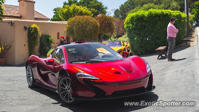 Mclaren P1 spotted in Carmel, California