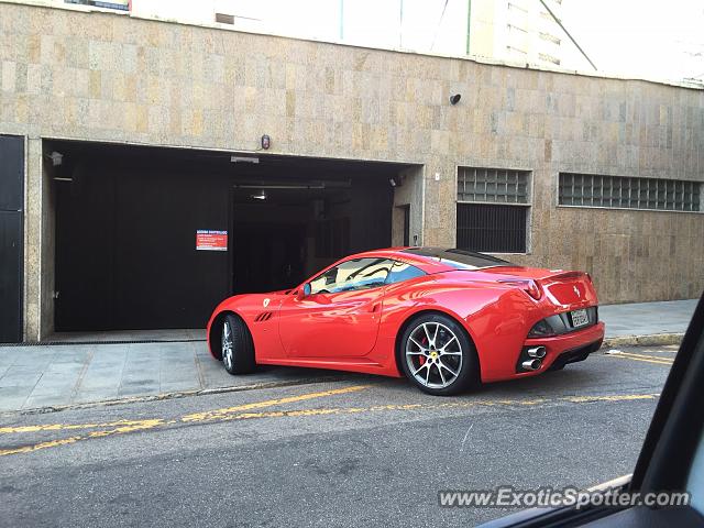Ferrari California spotted in Fortaleza, Brazil