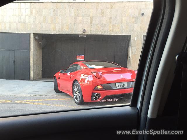 Ferrari California spotted in Fortaleza, Brazil