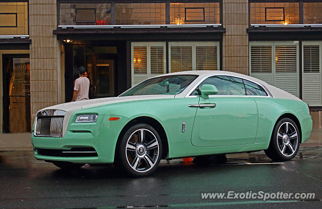 Rolls-Royce Wraith spotted in Red Bank, New Jersey