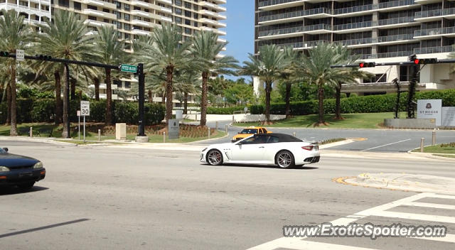 Maserati GranCabrio spotted in Bal Harbour, Florida