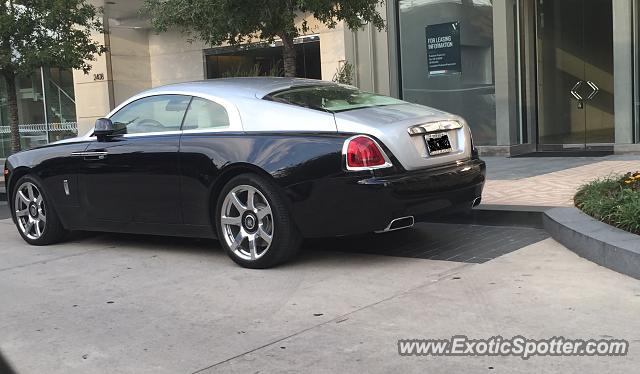 Rolls-Royce Wraith spotted in Dallas, Texas