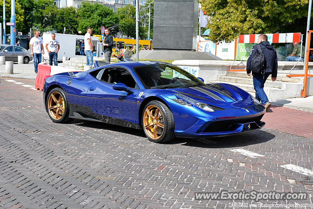 Ferrari 458 Italia spotted in Warsaw, Poland