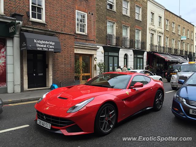 Ferrari F12 spotted in London, United Kingdom