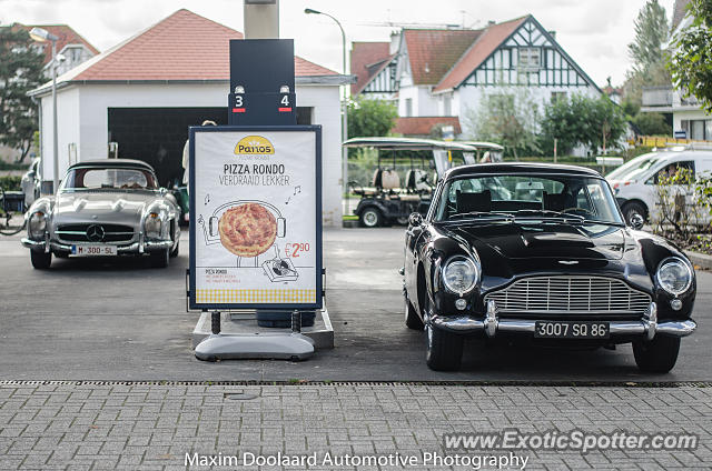 Aston Martin DB5 spotted in Knokke-Heist, Belgium