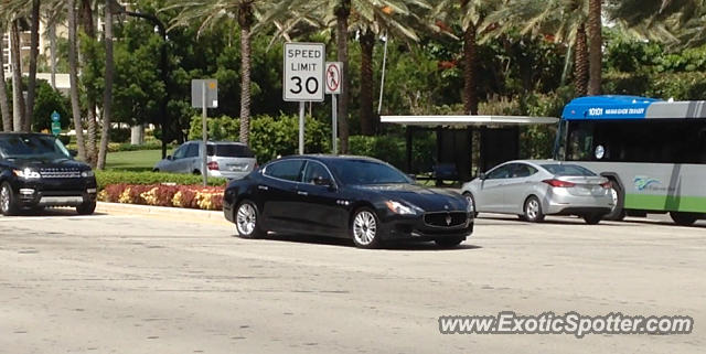 Maserati Quattroporte spotted in Bal Harbour, Florida
