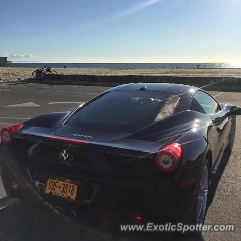 Ferrari 458 Italia spotted in Santa Monica, California