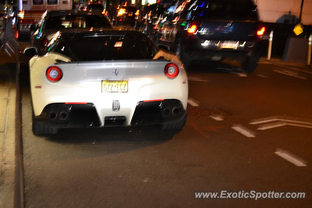 Ferrari F12 spotted in Manhattan, New York