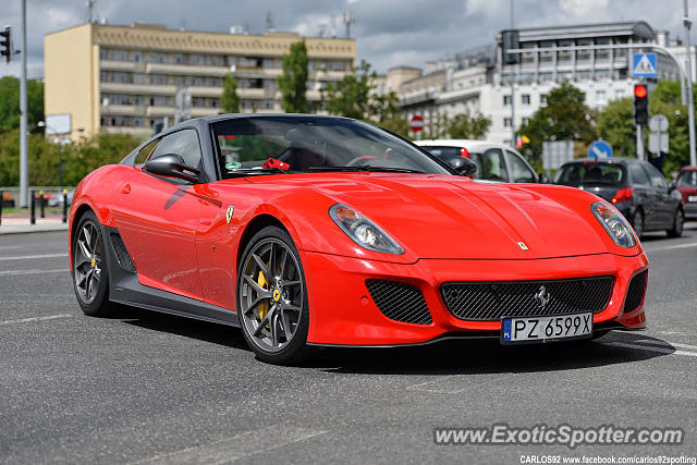 Ferrari 599GTO spotted in Warsaw, Poland