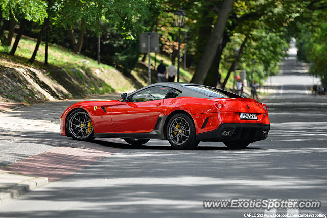 Ferrari 599GTO spotted in Warsaw, Poland