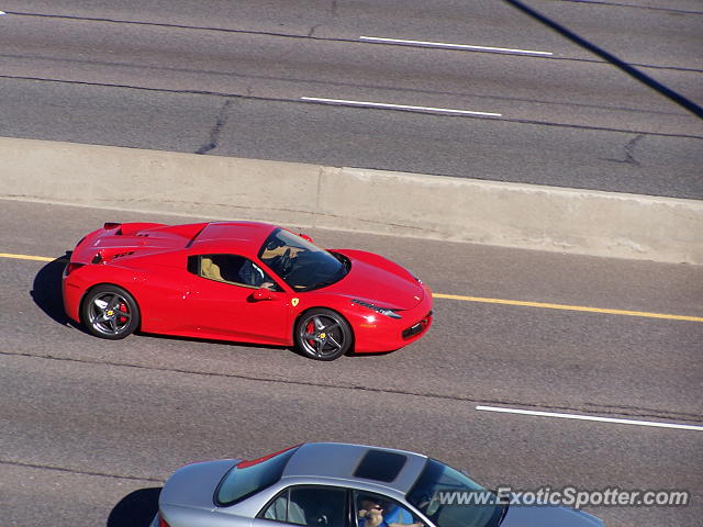 Ferrari 458 Italia spotted in DTC, Colorado