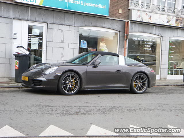 Porsche 911 spotted in Huy, Belgium