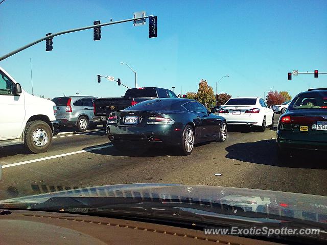 Aston Martin DB9 spotted in Roseville, California