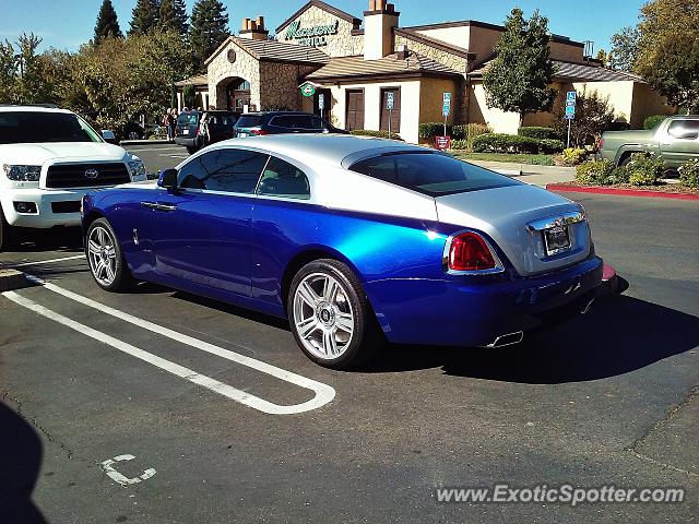 Rolls-Royce Wraith spotted in Roseville, California