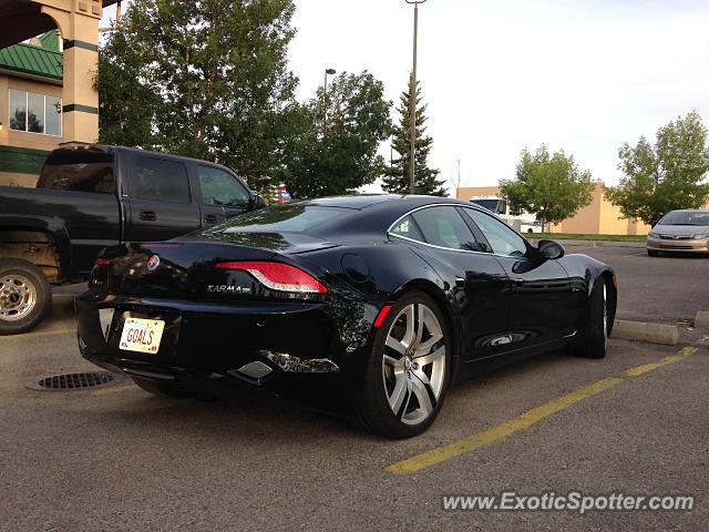 Fisker Karma spotted in Calgary, Canada