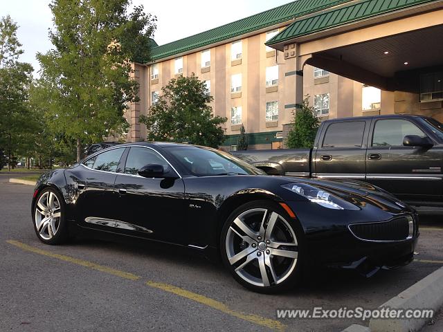 Fisker Karma spotted in Calgary, Canada