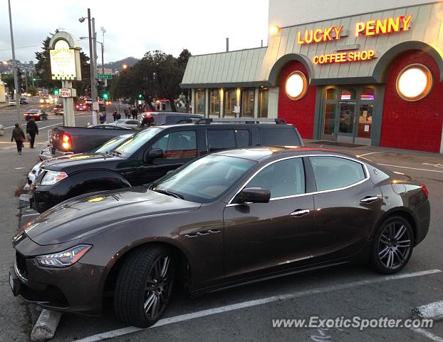 Maserati Ghibli spotted in San Francisco, California