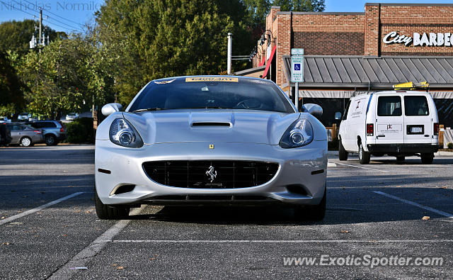 Ferrari California spotted in Cary, North Carolina