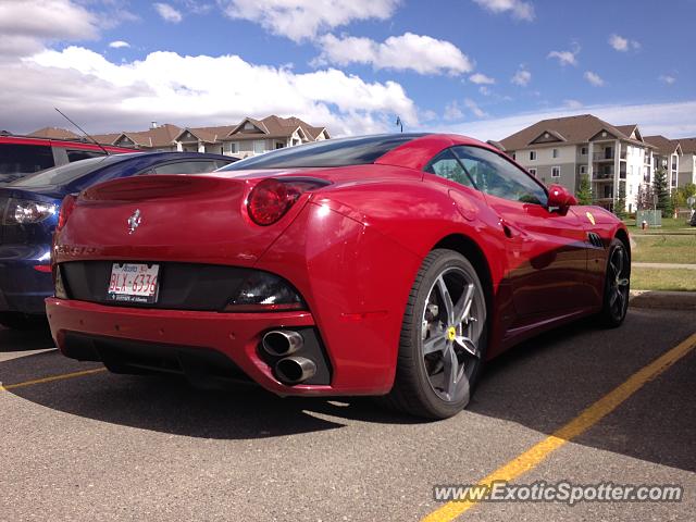Ferrari California spotted in Okotoks, Canada